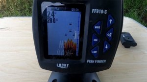КАК ПРАВИЛЬНО НАСТРОИТЬ Эхолот Lucky FF918-C-ОБЗОР.
