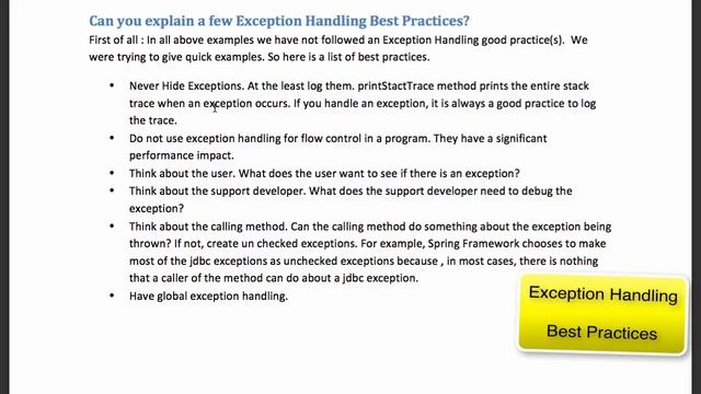 31 Creating Custom Exceptions смотреть онлайн