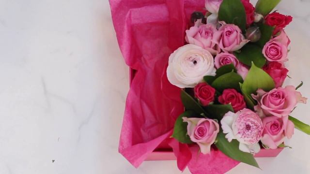 DIY цветы в коробке | flower box смотреть онлайн