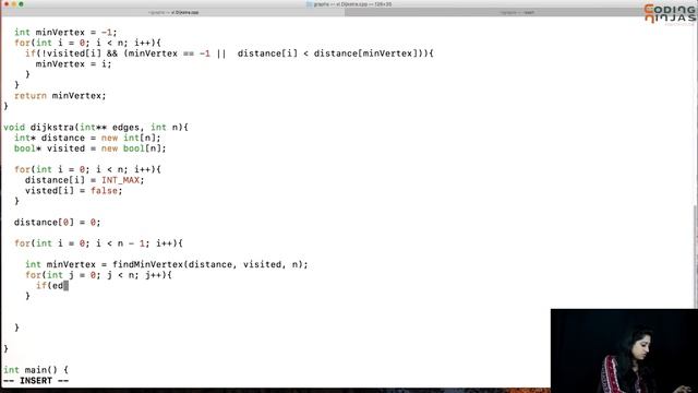 Dijkstra's Algorithm In C++ With Code | Single Source Shortest Path - Greedy Method | Coding Ninjas смотреть онлайн
