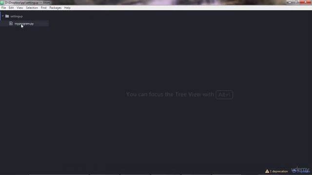 PYTHON COURSE---007 Setting up Atom on Windows смотреть онлайн