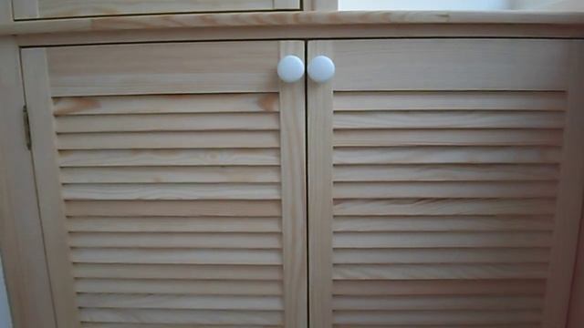 Еще один шкаф на балкон с жалюзийными дверцами своими руками в Минске! смотреть онлайн