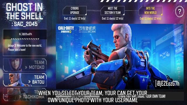 *NEW* CHOOSE YOUR TEAM "INTO THE WORLD" - CODM x GITS: GARENA WEB EVENT смотреть онлайн