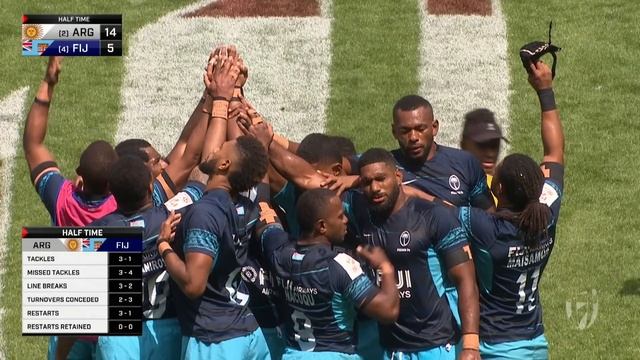 Los Pumas DOMINATION! | Argentina v Fiji | HSBC London Sevens Rugby смотреть онлайн