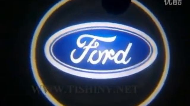 Дверной декоративный свет 3D логотип Ford смотреть онлайн