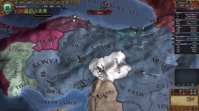 Europa Universalis 4: The Cossacks - Qara Qoyunlu Gameplay - Part 7 смотреть онлайн