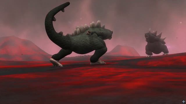 Godzilla Earth vs Zorah Magdaros | SPORE смотреть онлайн
