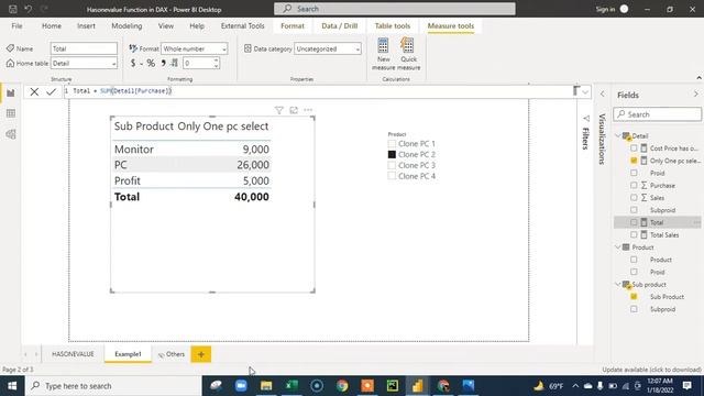 HASONEVALUE Function in Power BI | Power BI Bangla | Dax Bangla смотреть онлайн