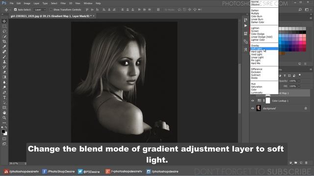 How to Create Dark Light Portraits in Photoshop - Photo Effect Tutorial смотреть онлайн