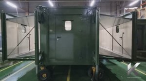 Система раздвижения секций раскладного кузов-контейнера типа «Бабочка» от Kron Investment Group