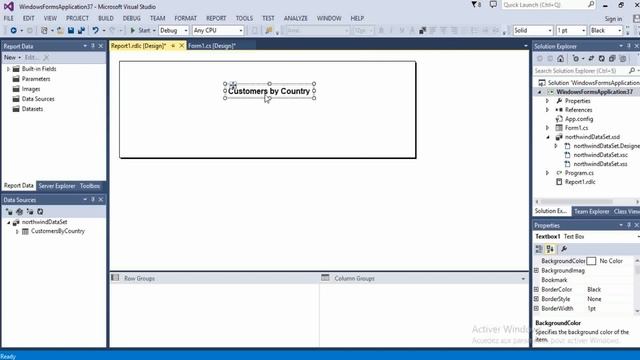Create RDLC Report using Stored Procedure with Parameters - C# смотреть онлайн