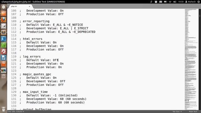 PHP.INI Configuration File