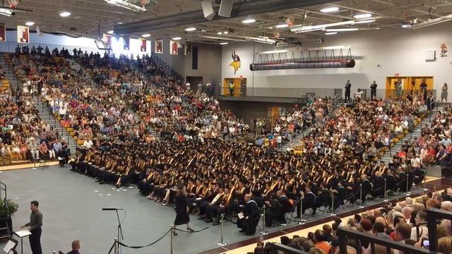 Forest Grove High's class of 2015 toasts with a hat toss смотреть онлайн