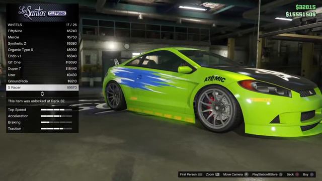 GTA 5: The Fast And The Furious Mitsubishi Eclipse 2006 смотреть онлайн