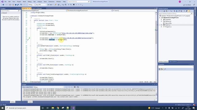 C# IP CAMERA Capture Aforge Video Library getting images from two cameras with Source Code смотреть онлайн