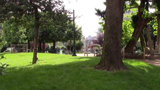 Square Rene Viviani, Paris, June 2016