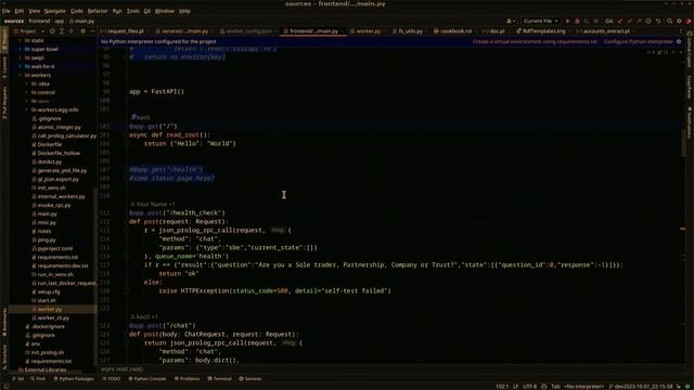 Apache, docker scripts vs sources, frontend server overview, python task queue смотреть онлайн