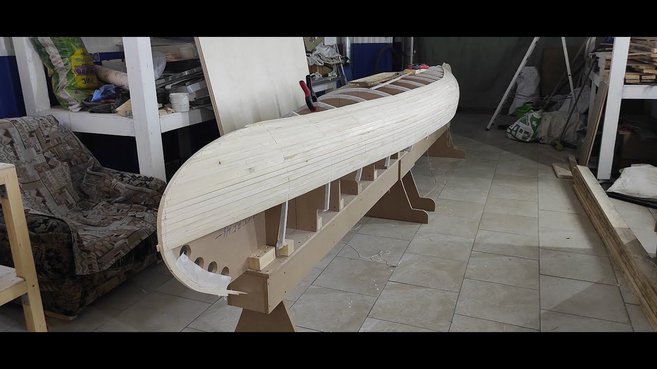 Каноэ РедБерд(Красная птица) своими руками 4 часть.⚓ смотреть онлайн