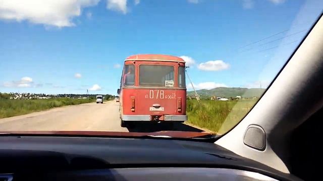 ЛИАЗ-677 на маршруте Дачи, 17.07.18г., смотреть онлайн