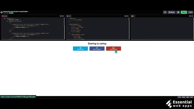 Collection Of Share Button HTML CSS | Design Inspiration For Social Share Buttons смотреть онлайн