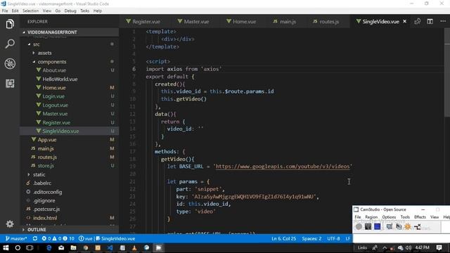 Laravel vuejs video manager application part 5 viewing a single video смотреть онлайн