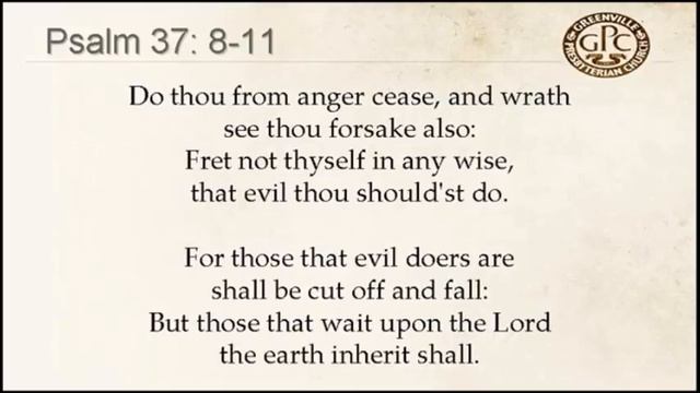 Psalm 37 8-11 to Grafenberg смотреть онлайн