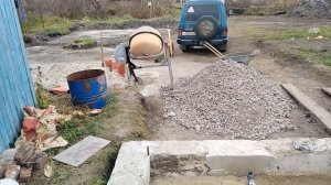 Полы по грунту в бане