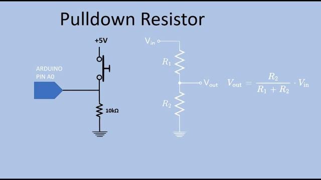 How to use Pushbuttons with Arduino. Pull up vs Pull down resistors смотреть онлайн
