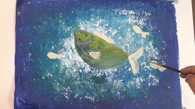 Рисуем кисточками и фольгой смотреть онлайн