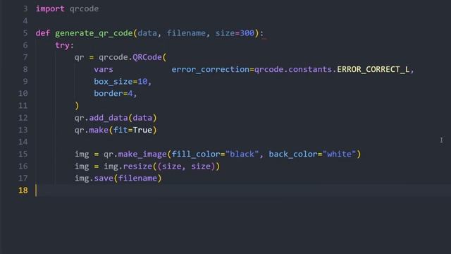 Day 16 - QR Code Generator Using Python ✨️ смотреть онлайн