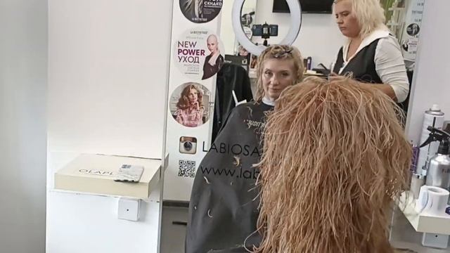 18 Растяжка цвета без осветления ???В технике Блюр с секретом ? Стрижка каскад в стиле Дикарка ??? смотреть онлайн