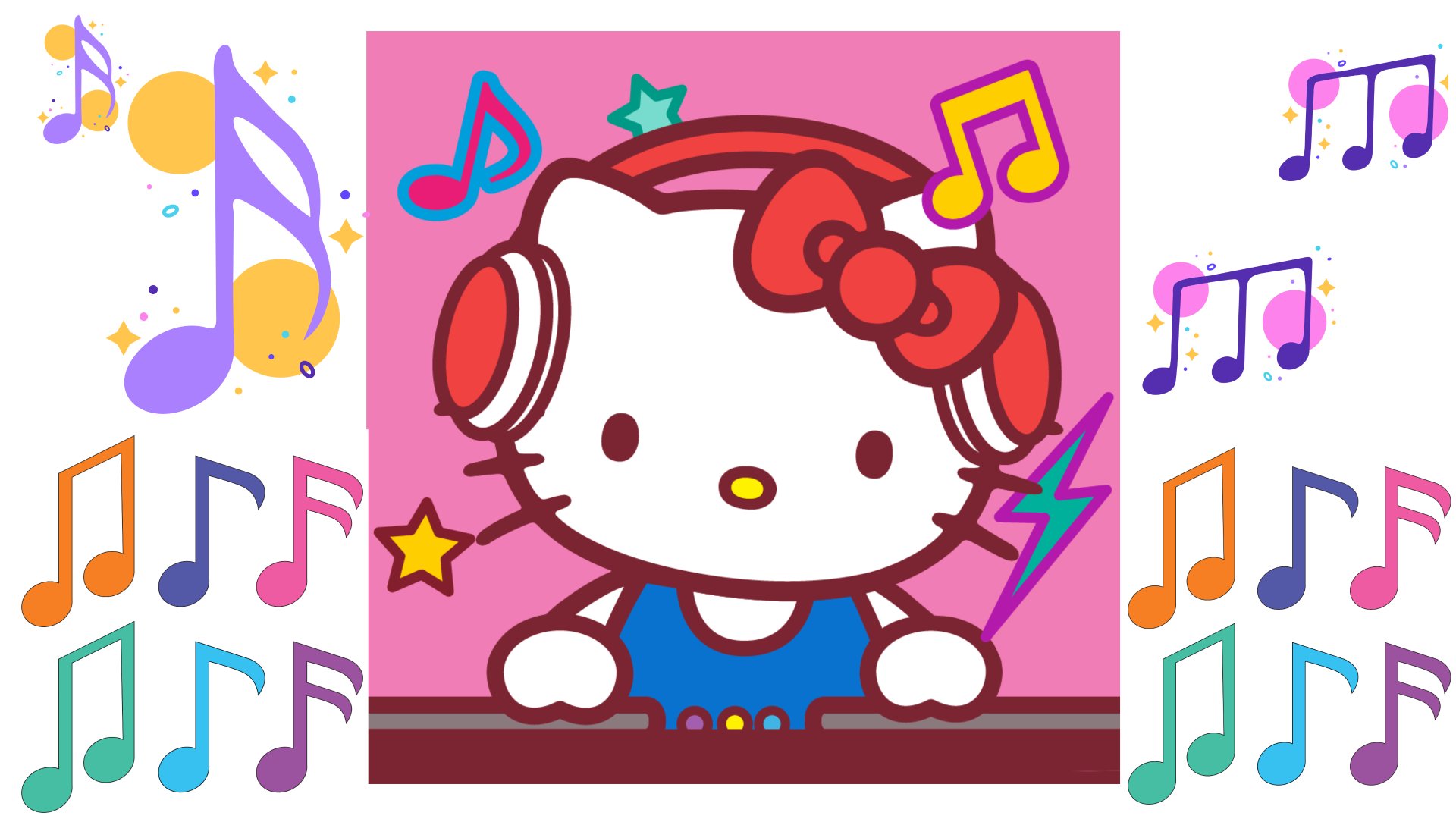 Слушаем песенки из мультфильма HELLO KITTY # Listening to the songs HELLO KITTY#HELLO KITTY# смотреть онлайн
