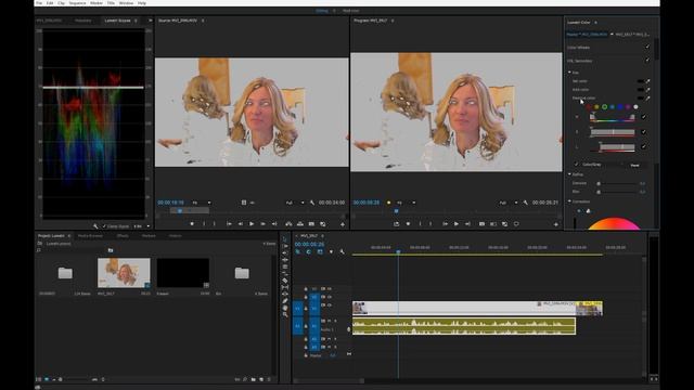 Урок 14 - цветокоррекция с помощью эффекта Lumetri color в Premiere Pro. смотреть онлайн