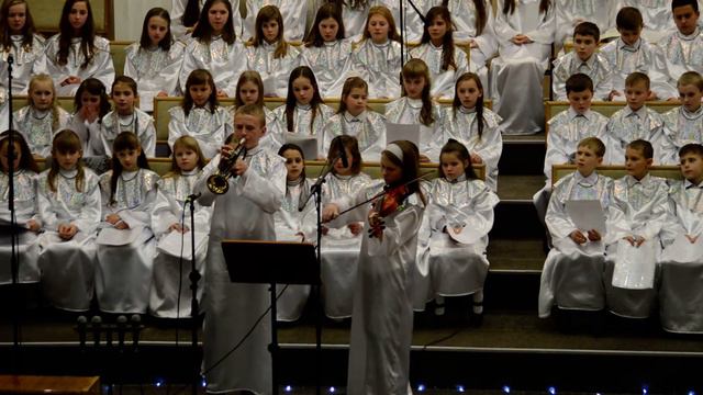 Небо і земля. Пісня труби, скрипки та піаніно. Дитяче зібрання, Різдво - 07.01.17 смотреть онлайн