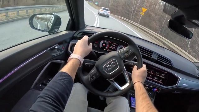 2023 Audi Q3 II Sportback [2.0 35 TDI 150HP] |0-100| POV Test Drive AK CAR смотреть онлайн