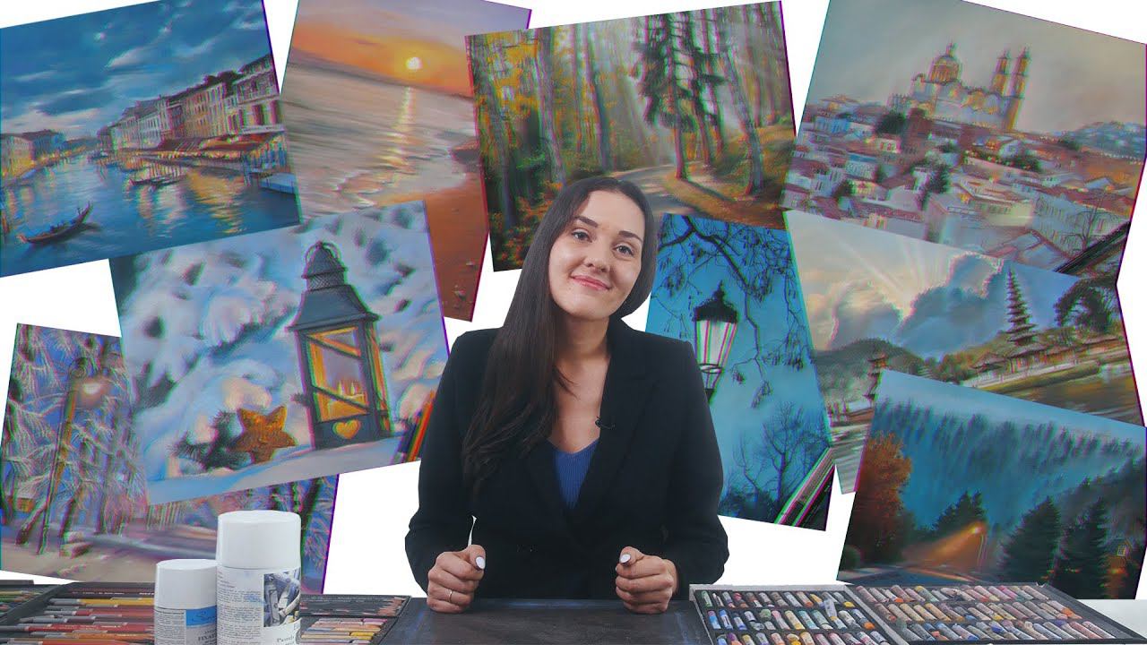 О курсе «Свет. Сухая пастель» смотреть онлайн