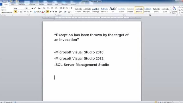 Copy of _Exception has been thrown by the target of an invocation_ Fixed смотреть онлайн