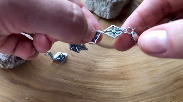 Браслет серебряный Литые звенья.Авторская, ручная работа. смотреть онлайн