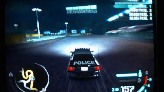 NFS Carbon - Drift with a Policecar HD PS3 смотреть онлайн