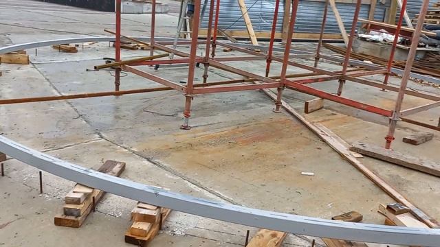 Строительство Краевой Соборной мечети г.Перми ( сборка основного купола) смотреть онлайн