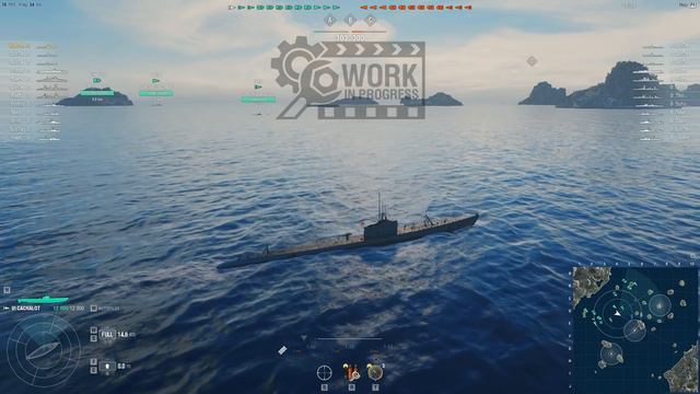 World of Warships - One Ping Only - Sub Test #2 смотреть онлайн