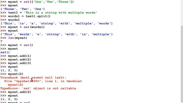 Python SetsPart1 смотреть онлайн