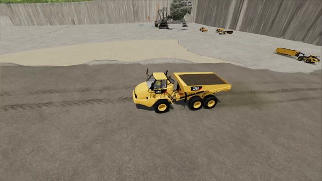 Extracting GOLD With Big Construction Vehicles | Farming Simulator 22