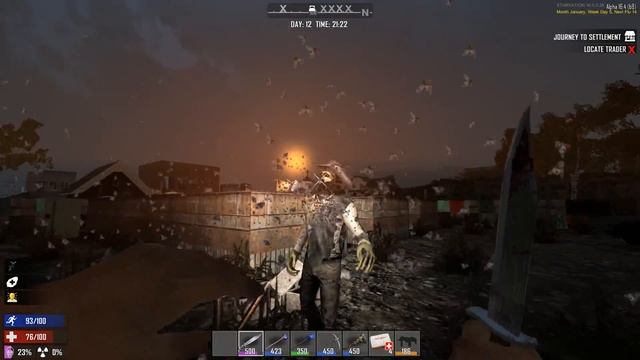 STARVATION 7 Days to Die Ч 14 Первые нормальные запчасти и оружие смотреть онлайн