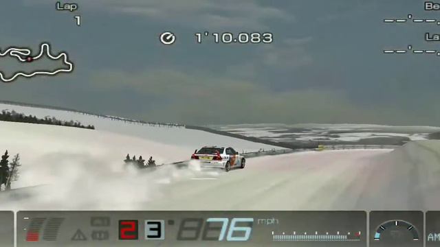 Gran Turismo PSP | Time Attack | Chamonix Circuit | Mitsubishi Lancer Evo 4 Rally Car смотреть онлайн