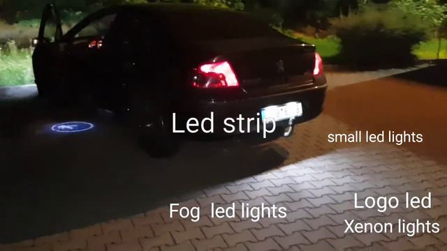 Peugeot 407 led lights смотреть онлайн