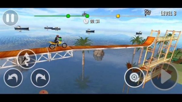 Bike Stunt Trick Master Racing Game chip video