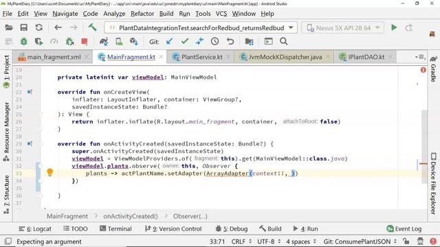 Use LiveData in ArrayAdapter for AutoCompleteTextView смотреть онлайн