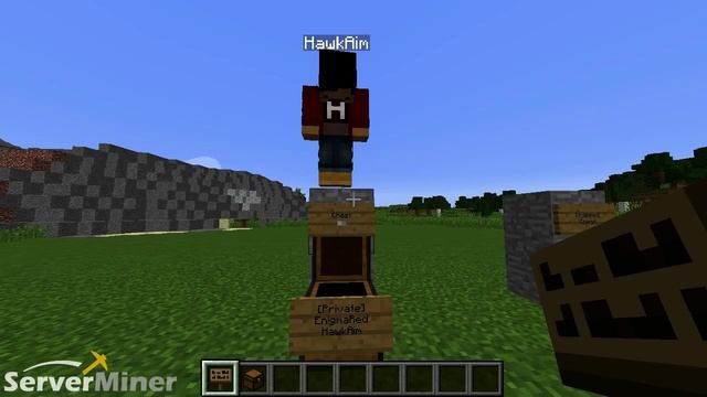 How to lock chests and doors in Minecraft with Lockette Plugin смотреть онлайн