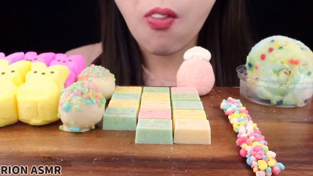 【ASMR】POPPING CHOCOLATE,POP CAKE WITH POPPING CANDY,BASKIN ROBBINS MUKBANG 먹방 EATING SOUNDS смотреть онлайн